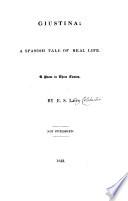 Giustina, a poem, by E.S.L.
