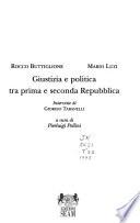 Giustizia e politica tra prima e seconda Repubblica