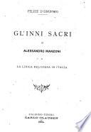Gl'inni sacri di Alessandro Manzoni e la lirica religiosa in Italia