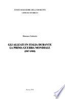 Gli alleati in Italia durante la Prima Guerra mondiale, 1917-1918
