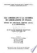 Gli Americani e la guerra di liberazione in Italia