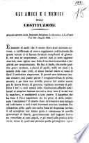 Gli amici e i nemici della costituzione