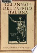 Gli Annali dell'Africa Italiana