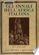 Gli Annali dell'Africa Italiana