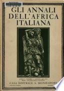 Gli Annali dell'Africa Italiana