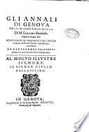 Gli Annali di Genoua