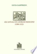 Gli annali di Giorgio Rusconi, 1500-1522