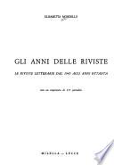 Gli anni delle riviste