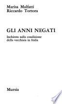 Gli anni negati