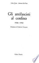 Gli antifascisti al confino