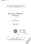 Gli Archivi Pallavicini di Genova