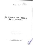 Gli echinidi del miocene della Sardegna