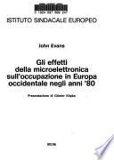 Gli effetti della microelettronica sull'occupazione in Europa occidentale negli anni '80