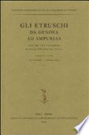 Gli Etruschi da Genova ad Ampurias