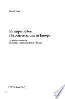 Gli imprenditori e la concertazione in Europa
