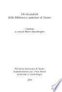 Gli incunaboli della Biblioteca capitolare di Trento