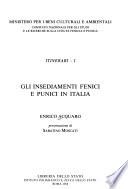Gli insediamenti fenici e punici in Italia