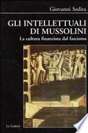 Gli intellettuali di Mussolini