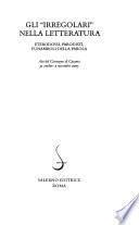 Gli irregolari nella letteratura