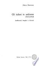 Gli italiani in uniforme, 1915-1918