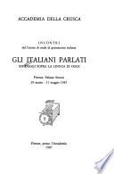 Gli Italiani parlati