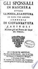 Gli sponsali in maschera, ovvero La poesia