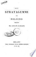 Gli Stratagemmi di Polieno tradotti da Lelio Carani