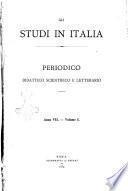 Gli studi in Italia periodico didattico, scientifico e letterario