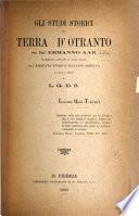 Gli studi storici in Terra d'Otranto