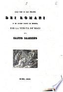 Gli usi e le feste dei Romani e di altre parti di Europa per la venuta de' Magi al Santo Bambino