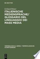 Glossario del linguaggio dei mass media