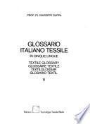 Glossario italiano tessile