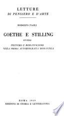 Goethe e Stilling; ovvero, Pietismo e romanticismo nella prima autobiografia romantica