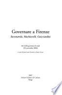 Governare a Firenze