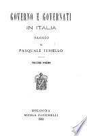 Governo e governati in Italia