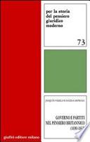 Governo e partiti nel pensiero britannico, 1690-1832