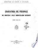Graduatoria del personale del Ministero e delle amministrazioni dipendenti