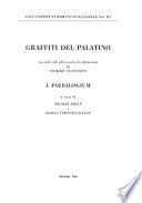 Graffiti del Palatino: Paedagogium, a cura di H. Solin e M. Itkonen-Kaila