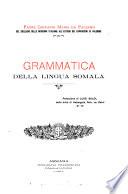 Grammatica della lingua Somala