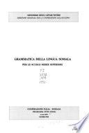 Grammatica della lingua somala per le scuole medie superiori