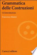 Grammatica delle costruzioni. Un'introduzione