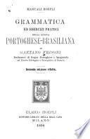 Grammatica ed esercizi pratici della lingua portoghese-brasiliana