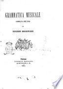 Grammatica musicale compilata per cura di Vincenzo Bongiovanni