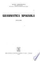 Grammatica spagnola ...