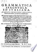 Grammatica spagnuola ed italiana, in questa impressione arricchita