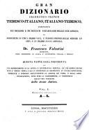Gran dizionario grammatico-pratico italiano-tedesco, tedesco-italiano