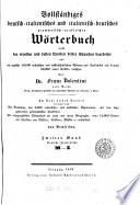 Gran dizionario grammatico-pratico tedesco-italiano, italiano-tedesco