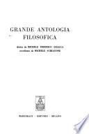 Grande antologia filosofica