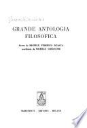 Grande antologia filosofica: Il pensiero moderno, diretta da M. F. Sciacca, coordinata da M. Schiavone