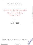 Grande dizionario della lingua italiana